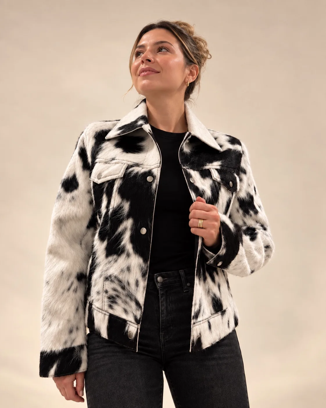 Jacket Cuero Piel Natural
