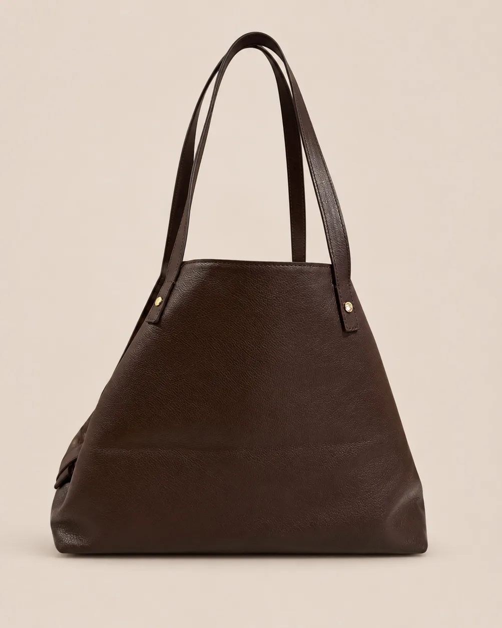 shopper Cuero y Pelo Café