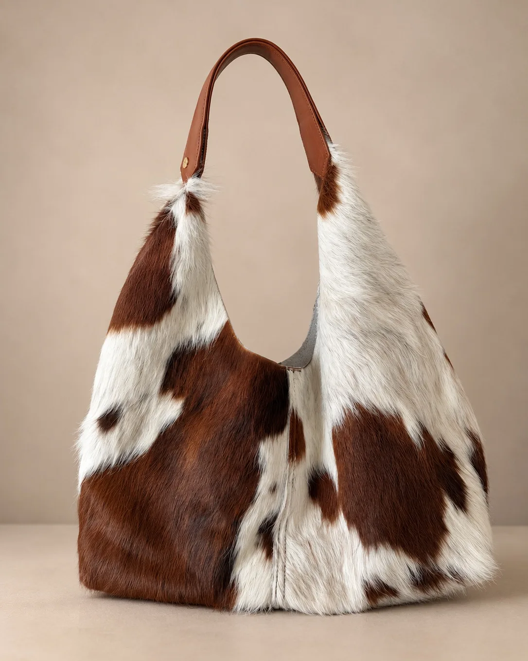Bolso Hobo Café Claro