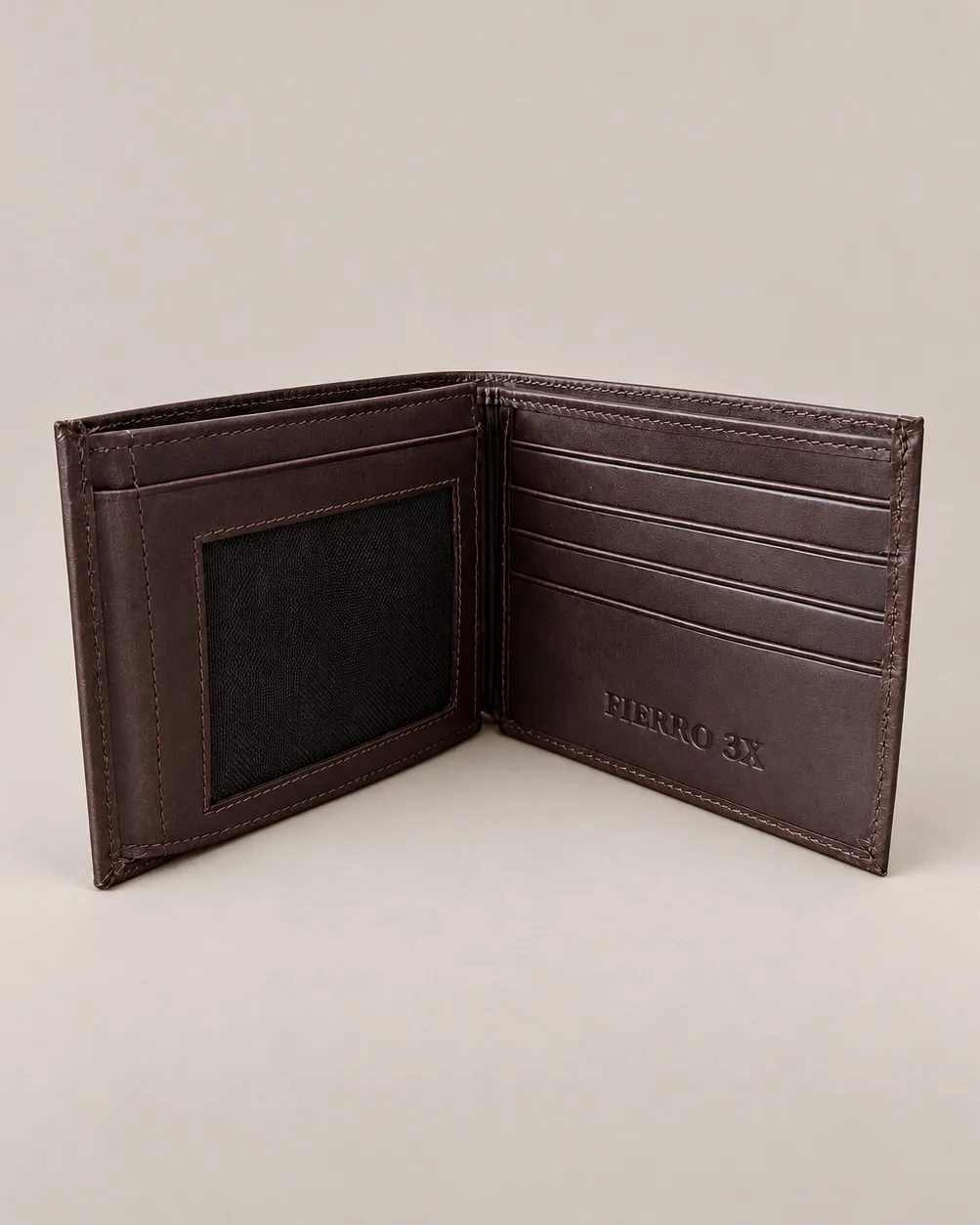 Billetera Cuero Café