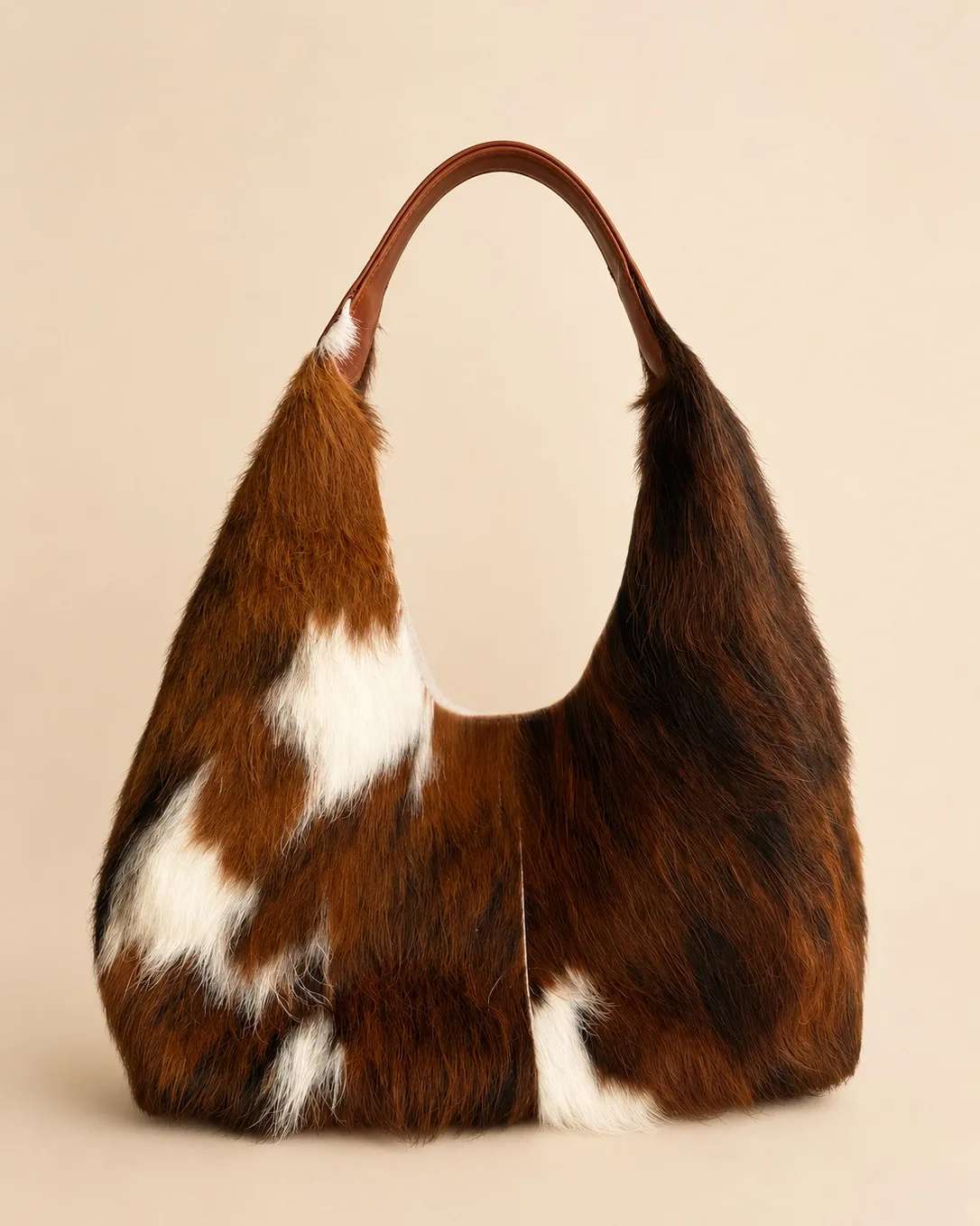 Bolso Hobo Tricolor Café