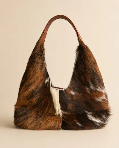 Bolso Hobo Tricolor Café