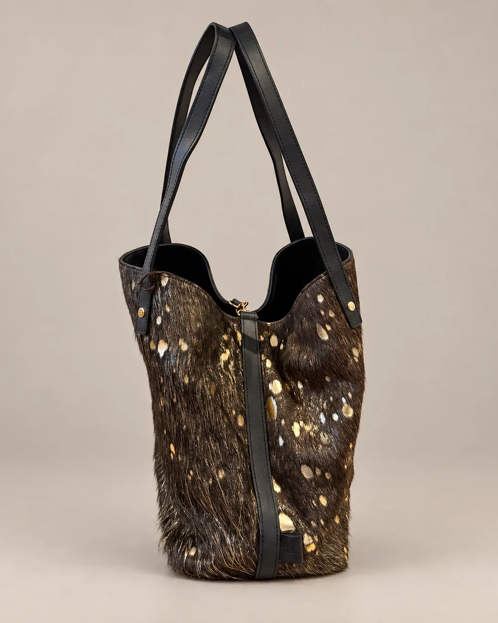 Bolso Shopper Folia Dorada