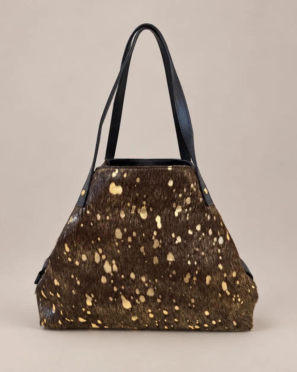 Bolso Shopper Folia Dorada