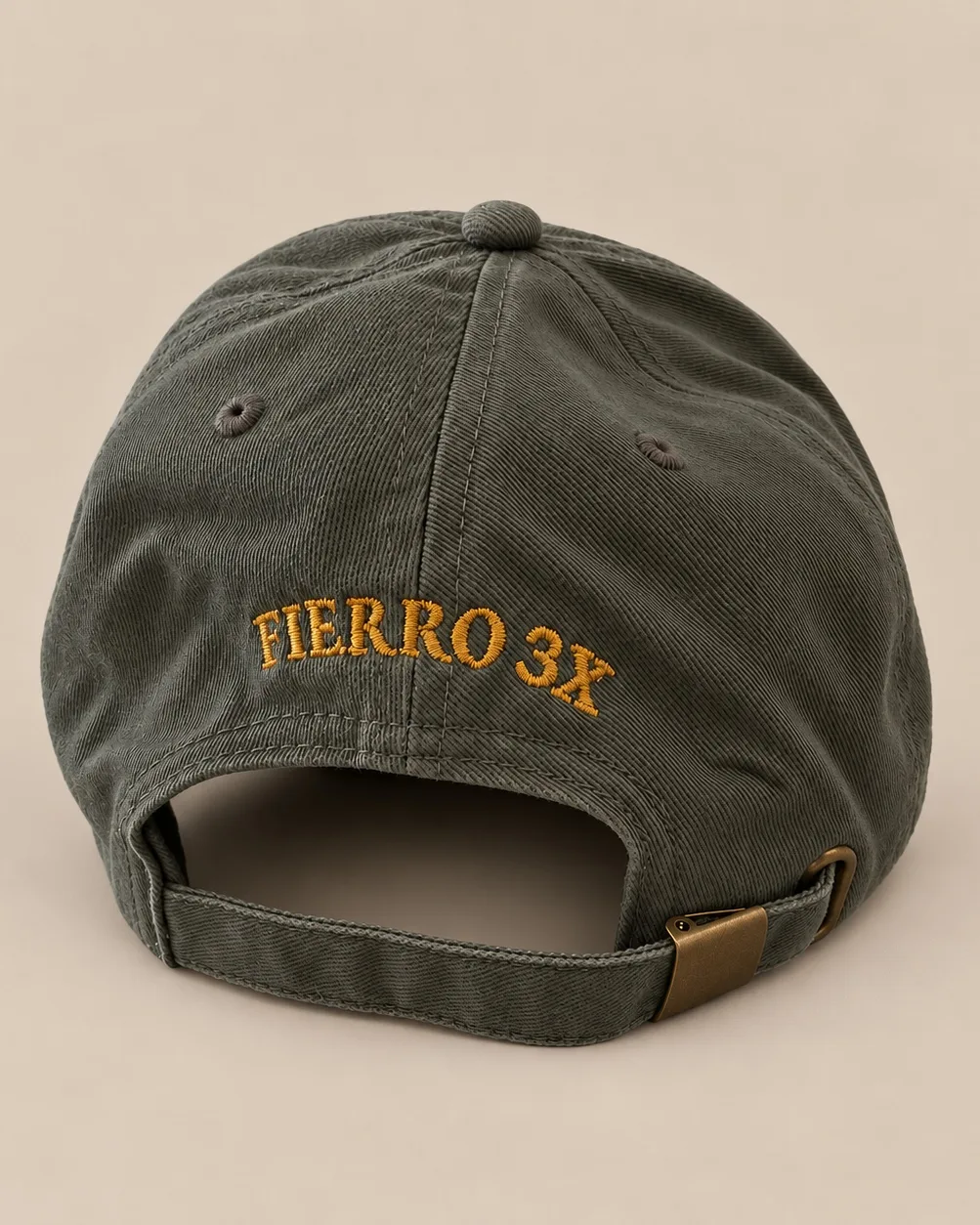 Gorra FIERRO 3X Gris Olivo